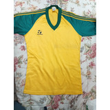 Camisa Topper Verde Amarela Vintage Original Época
