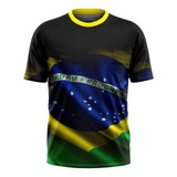 Camisa Torcida Brasil Copa Mundo Seleção Bandeira 2022