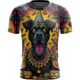 Camisa Trajes Fantasia Halloween Abóbora Psicodelicos Doog