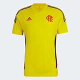 Camisa Treino Flamengo adidas Amarela 2022