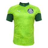 Camisa Treino Palmeiras Puma 2024 Verde Masculino Licenciada
