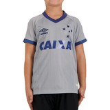 Camisa Umbro Cruzeiro Oficial 3 2018 Infantil