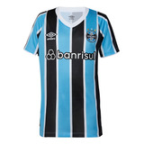 Camisa Umbro Grêmio Infantil Juvenil Of 1 2024 Tricolor