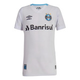 Camisa Umbro Grêmio Juvenil Oficial 2 2022 Branca