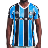 Camisa Umbro Grêmio Tricolor Oficial Masculina Classic 2024