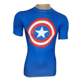 Camisa Under Armour Alter Ego Capitão América Compressão
