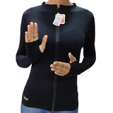 Camisa Uv Blusa Tecido Gelado Macio Proteção Solar Zíper