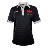 Camisa Vasco Da Gama 23 24 Camisas Negras Feminina Oficial