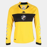 Camisa Vasco Da Gama Feminina Goleiro Amarela kappa Oficial