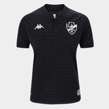 Camisa Vasco Da Gama Feminina Goleiro Preta Kappa Oficial