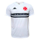 Camisa Vasco Da Gama Kappa Supporter Stripe Branca Oficial