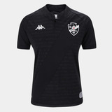 Camisa Vasco Da Gama Uniforme 24 25 Preta Oficial Lançamento