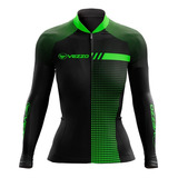 Camisa Vezzo Ciclismo Bike Lumini Manga Longa