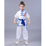 Camisa Wushu Uniforme Infantil