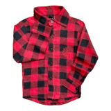 Camisa Xadrez Flanelada Masculina Roupa Infantil Tam 1 Ao 8