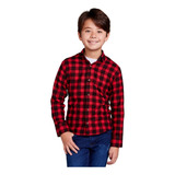 Camisa Xadrez Infantil Flanelada Tecido Leve 100 Algodão