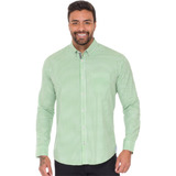 Camisa Xadrez Social Masculina Slim Fit 100 Algodão