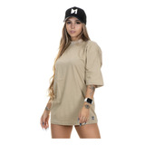 Camisão Oversized Gola Alta Feminino Blusão Treino
