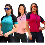 Camisas De Ciclismo Feminina Varias Cores