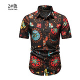 Camisas Havaianas Masculinas Com Estampa Dashiki Africana De