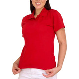 Camisas Polo Feminina Piquet Lisa Uniforme Empresas Promoção
