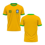 Camisas Seleção Brasileira Personalizada Com Número