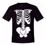 Camiseta 100 Algodão Esqueleto Novidade Super Qualidade