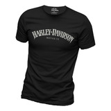 Camiseta 100 Algodão Harley Davidson