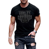 Camiseta 100 Algodão Harley Davidson