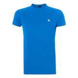 Camiseta Abercrombie Masculina Classic Light Icon Azul Royal