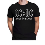 Camiseta Ac Dc Back In Black