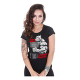 Camiseta Academia Baby Look Feminina Hardcore Old School