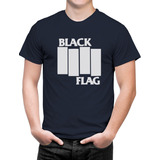 Camiseta Adulto Banda Black Flag Rock