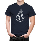 Camiseta Adulto Fime Saga Star Wars Bb8 Drone Jedi Camisa