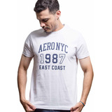 Camiseta Aeropostale Escrita Nyc East Coast