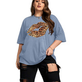 Camiseta Aesthetic Blogueiras Animal Print Estilo Despojados