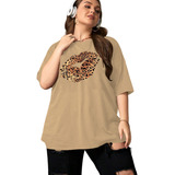 Camiseta Aesthetic Tumblr Blogueira Animal Print Vintage