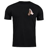 Camiseta Algodão Amor Por Animais Camisa Pet Blusa Dog Cor Preto Tamanho 8 Anos