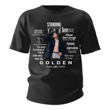 Camiseta Algodao Kpop Album Golden Jungkook