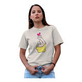 Camiseta Algodão Premium Estampa Coração Coreano Dorama
