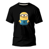 Camiseta Amarela Algodão Premium Os Minions Bananas Amarelo