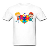Camiseta Amor Autismo T shirt Blusa Autista Inclusão Unissex