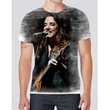 Camiseta Ana Carolina Cantora E Compositora Desgaste 04