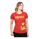 Camiseta Animação Ursinho Pooh Honey