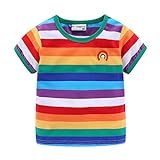 Camiseta Arco íris Para Meninos LittleSpring