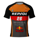 Camiseta Automotivo 3d Formula 1 Moto Gp Corrida Ref0314