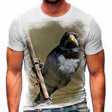 Camiseta Ave Pássaro Coleiro Tui Tui
