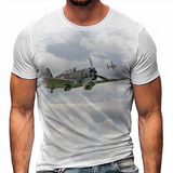 Camiseta Avião Aviação Fumaça Jato Combate A