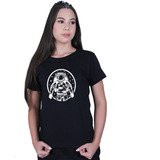 Camiseta Baby Look Fem Astronauta Universo T shirt