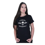 Camiseta Baby Look Fem Avenged Sevenfold Rock Metal Camisa